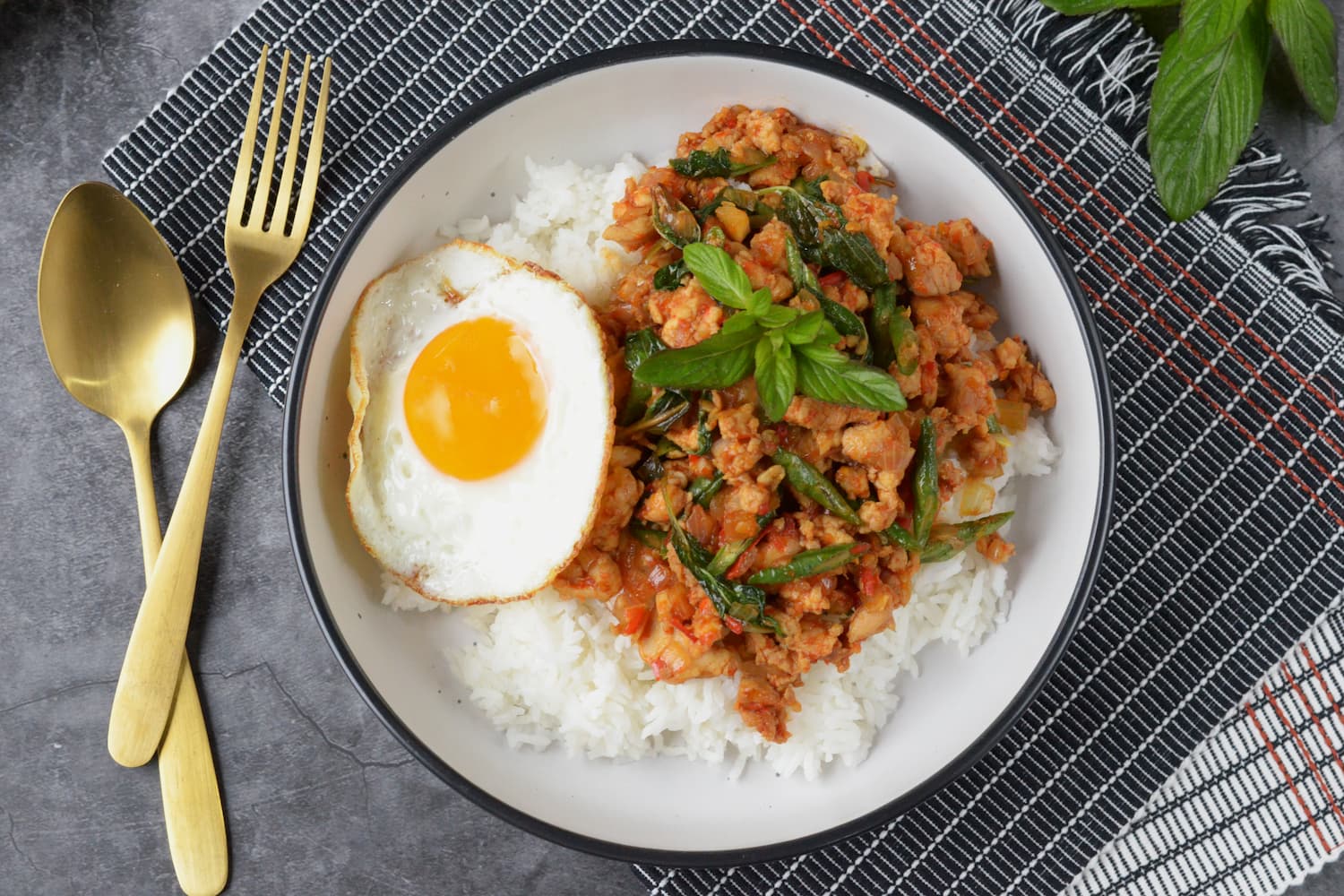 Thai Basil Chicken Pad Krapow Gai